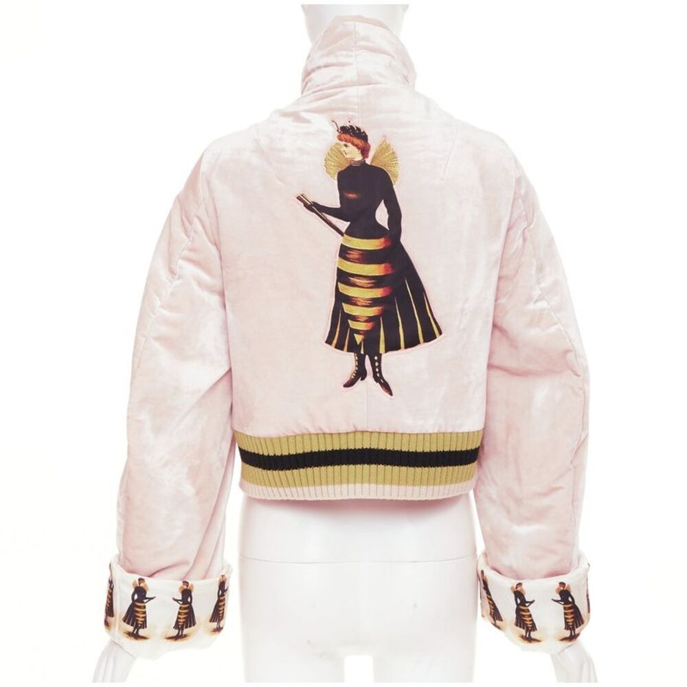 Undercover fairy graphic velvet blouson jacket